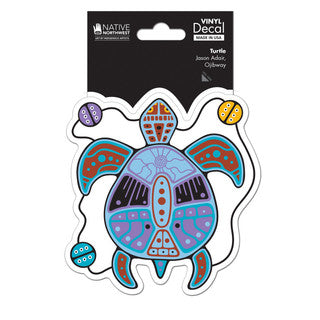 Sticker Jason Adair Turtle - Sticker Jason Adair Turtle -  - House of Himwitsa Native Art Gallery and Gifts