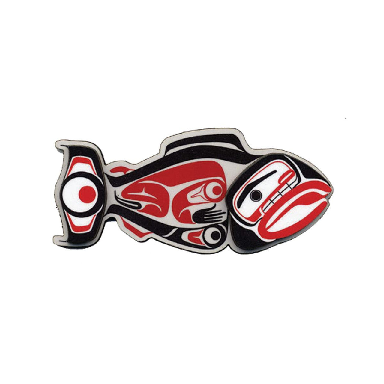 3D MAGNETS - Eric Parnell Salmon - M313 - House of Himwitsa Native Art Gallery and Gifts