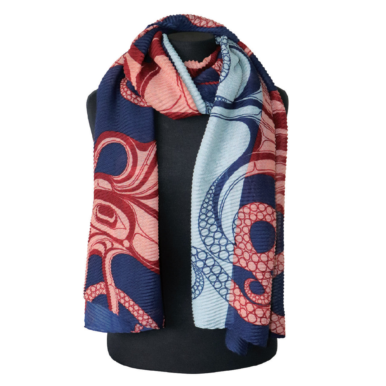 ECO SCARFS - Octopus - ESCARF22 - House of Himwitsa Native Art Gallery and Gifts