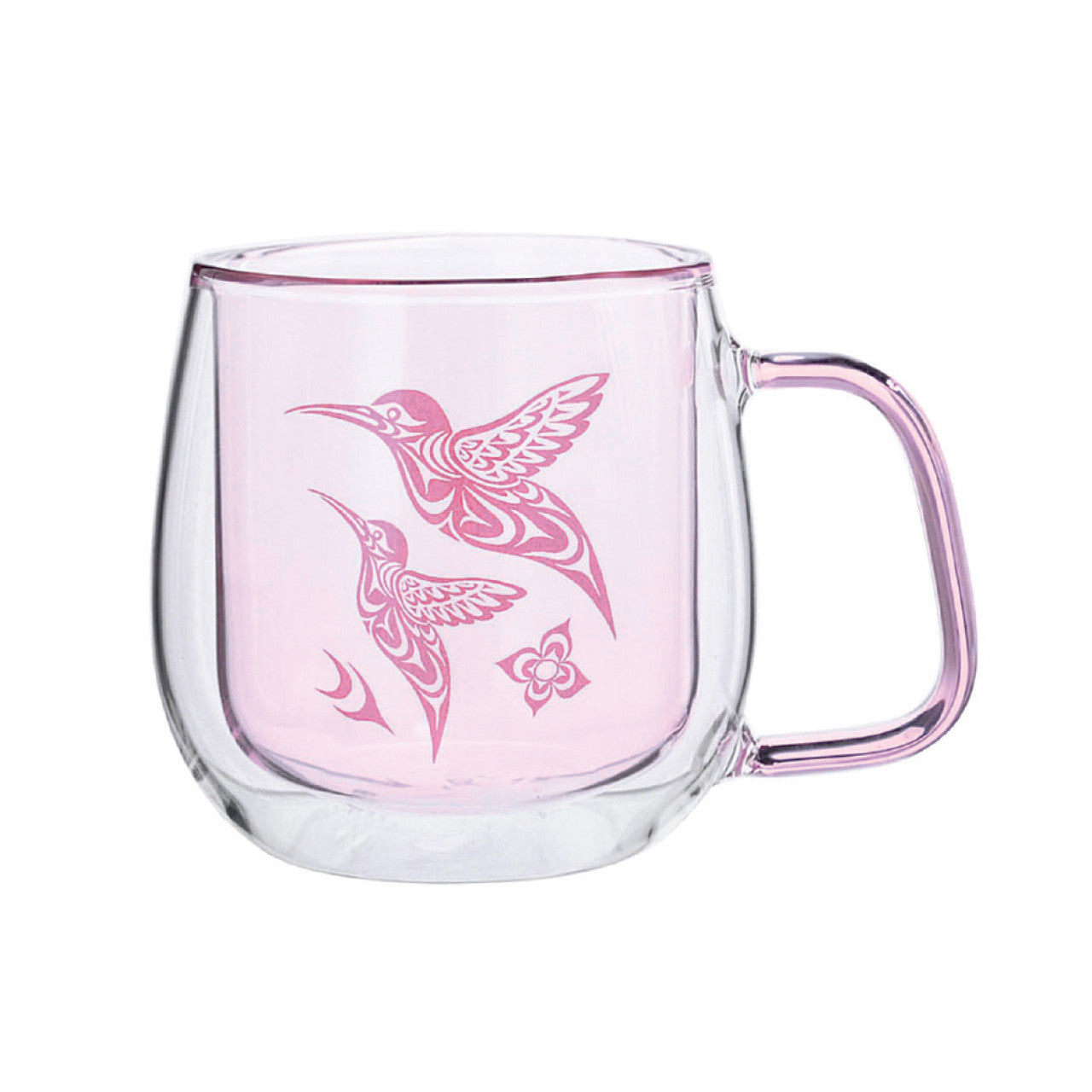 DOUBLE-WALLED COLOURED GLASS MUGS - Garfinkle - Mugs - House of Himwitsa Art Gallery