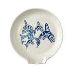 Ceramic Spoon Rest - Garfinkle - SPOON REST - House of Himwitsa Art Gallery