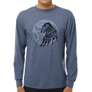 Long Sleeve Allan Weir Raven Moon - Long Sleeve Allan Weir Raven Moon -  - House of Himwitsa Native Art Gallery and Gifts