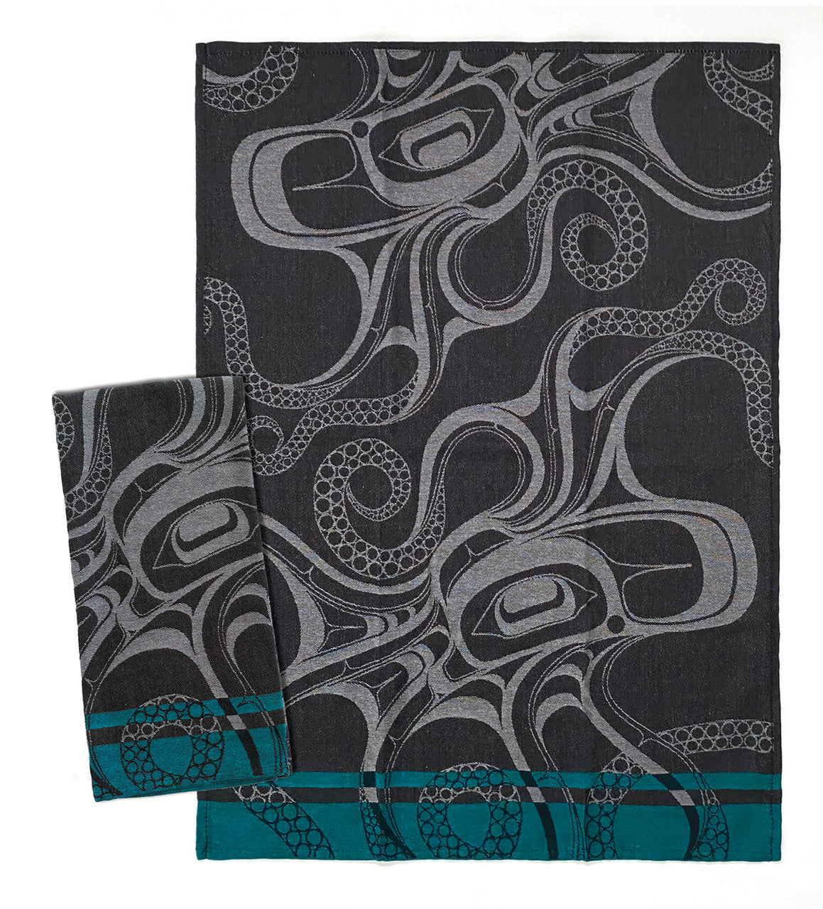 Tea Towel Octopus (Nuu) - Garfinkle - Tea Towel - House of Himwitsa Art Gallery