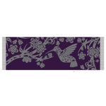 Blossoms and Hummingbird Shawl Simone Dianmond - Garfinkle -  - House of Himwitsa Art Gallery