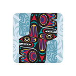 CORK-BACKED COASTERS - Thunderbird & Whale - CBC26 - House of Himwitsa Native Art Gallery and Gifts