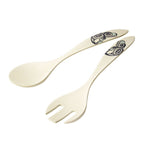 BAMBOO SALAD SERVERS - Whale - BFSWS - House of Himwitsa Native Art Gallery and Gifts