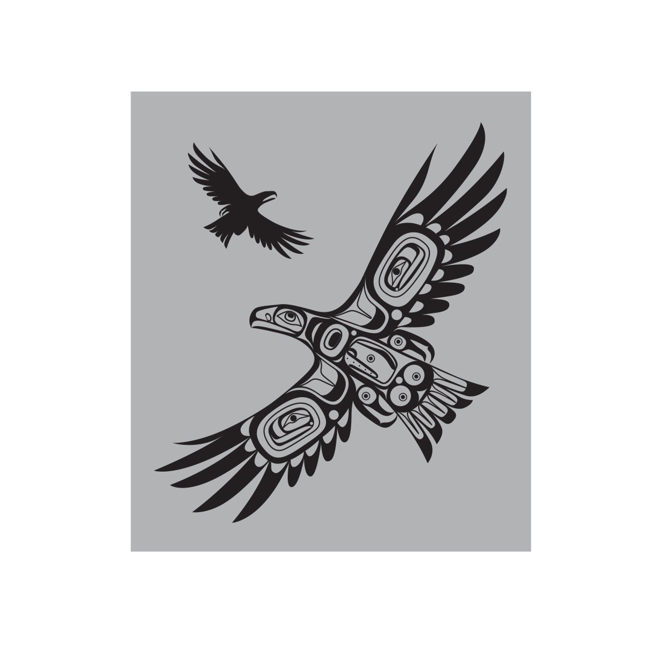 Eco Cloth Soaring Eagle Corey Bulpitt - Garfinkle - Eco Cloth - House of Himwitsa Art Gallery