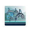 CORK-BACKED COASTERS - Orca Family - CBC19 - House of Himwitsa Native Art Gallery and Gifts
