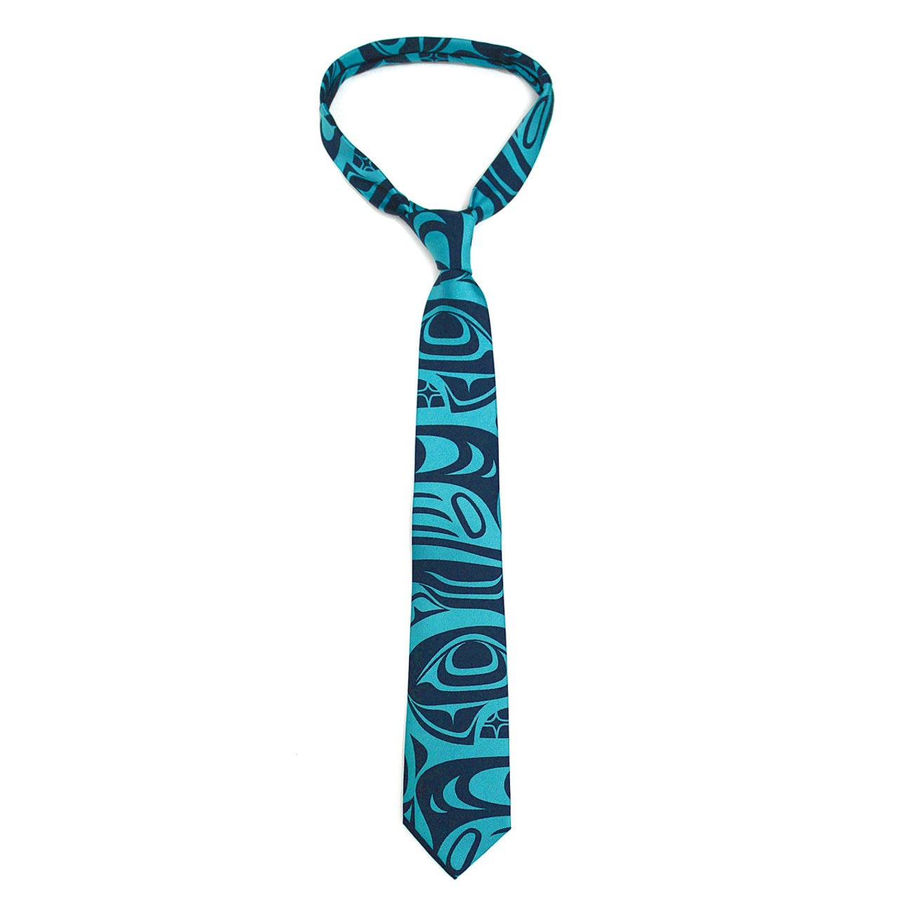 Woven Tie Paul Windsor Spirit Wolf