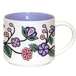 CERAMIC MUGS - 16oz / Floral - CMUG27 - House of Himwitsa Native Art Gallery and Gifts