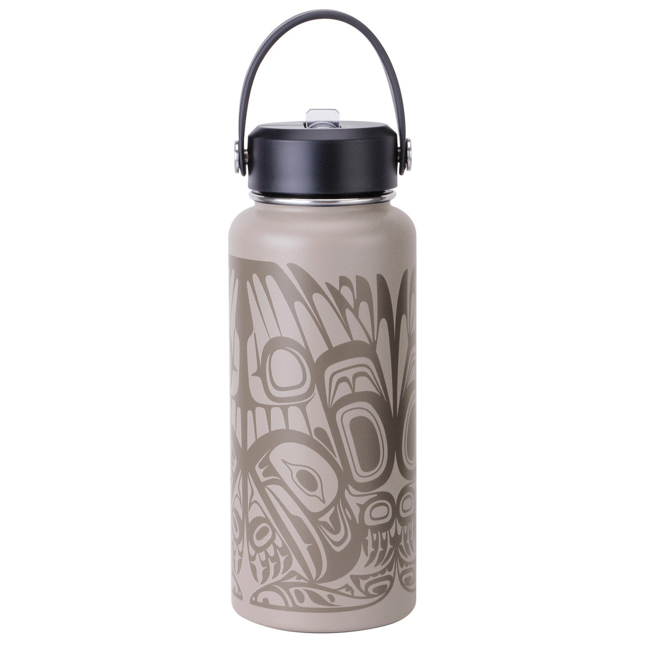 Wide Mouth Insulated Bottles - 32oz / Eagle Flight - WBOT43 - House of Himwitsa Native Art Gallery and Gifts