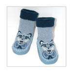 BABY BOOTIES - Wolf / Large - BOO12L - House of Himwitsa Native Art Gallery and Gifts