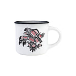 ESPRESSO MUGS - 3oz / Running Raven - ESMUG12 - House of Himwitsa Native Art Gallery and Gifts