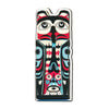 3D MAGNETS - T.J. Sgwaayaans Young Eagle Raven Totem - M356 - House of Himwitsa Native Art Gallery and Gifts