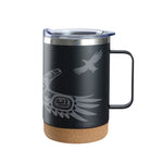 CORK BASE TRAVEL MUGS WITH HANDLE - Garfinkle - Cork Base Travel Mug - House of Himwitsa Art Gallery