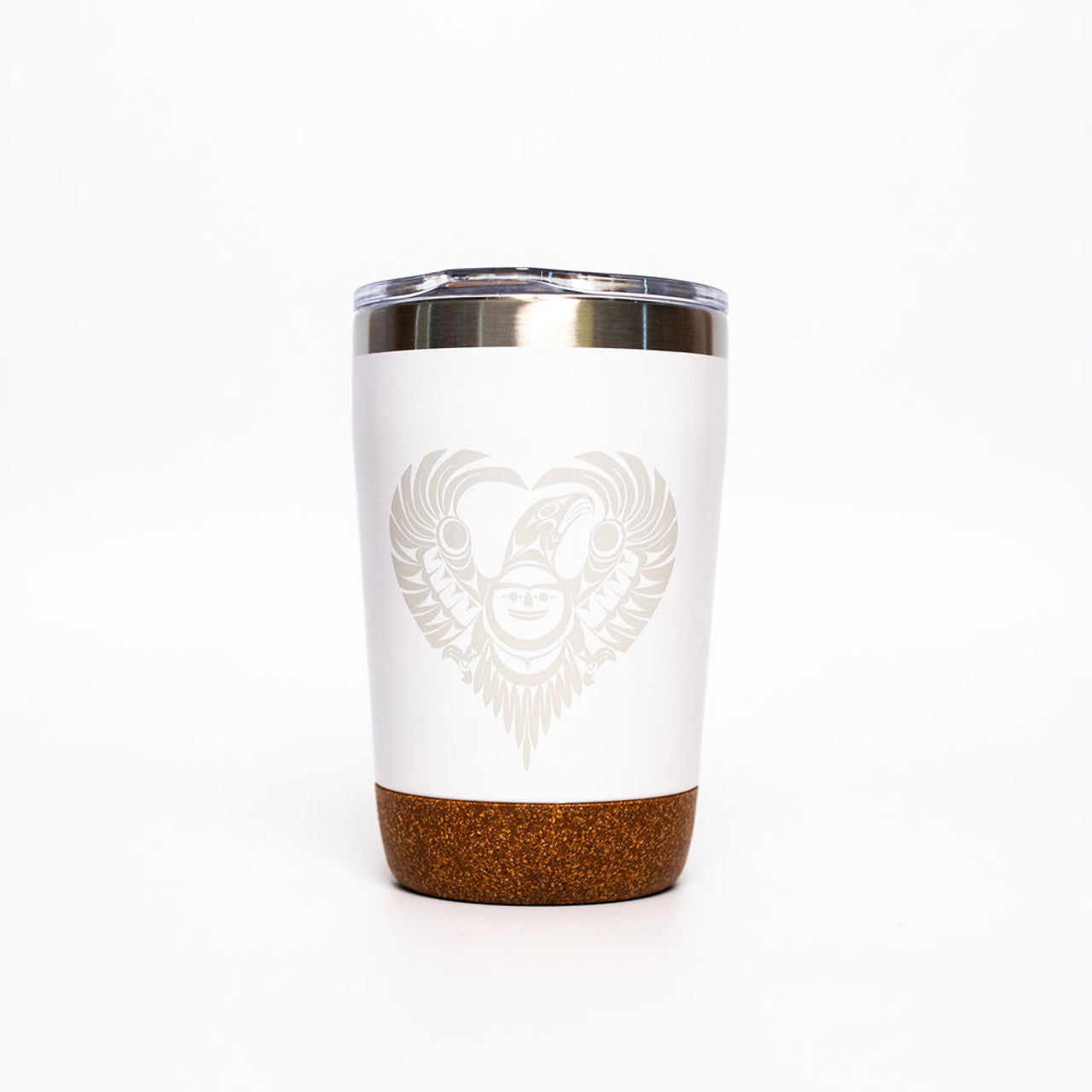 CORK BASE TRAVEL MUGS - 12oz / Healing From Within - TMCB24 - House of Himwitsa Native Art Gallery and Gifts