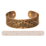 COPPER BRACELETS - Wolves - CBR10 - House of Himwitsa Native Art Gallery and Gifts