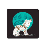 CORK-BACKED COASTERS - Howling Wolf - CBC25 - House of Himwitsa Native Art Gallery and Gifts