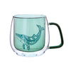 DOUBLE-WALLED COLOURED GLASS MUGS - Garfinkle - Mugs - House of Himwitsa Art Gallery