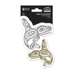 DECALS - Ernest Swanson Song The Whale - D211 - House of Himwitsa Native Art Gallery and Gifts