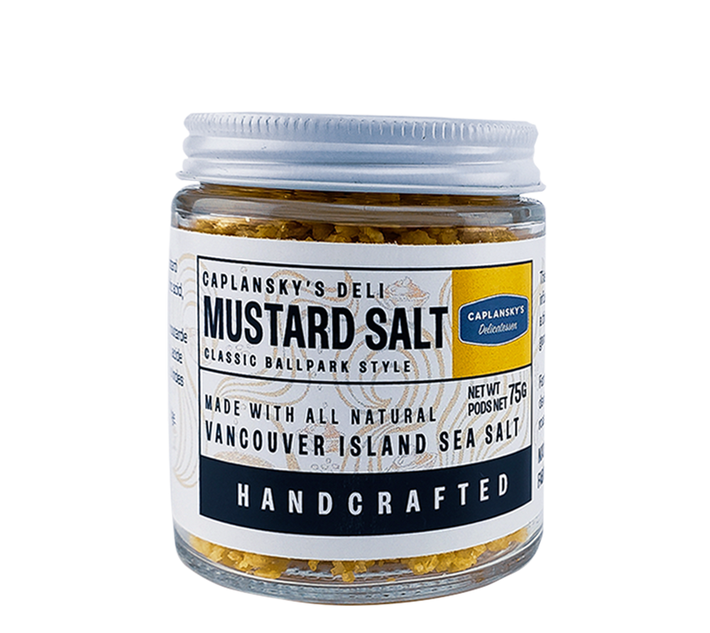 Vancouver Island Mustard Salt 75g - Vancouver Island Mustard Salt 75g -  - House of Himwitsa Native Art Gallery and Gifts