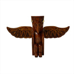 Artie George Totem Pole Thunderbird - Coast Raven Designs Studio - Panel - House of Himwitsa Art Gallery