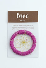1.5" Inspirational Pocket Dream Catchers - Monague Native Crafts - Pocket Dream Catchers - House of Himwitsa Art Gallery