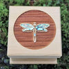 Shain Jackson Mini Cedar Bentwood Boxes - Dragonfly / Small - 314-SSB - House of Himwitsa Native Art Gallery and Gifts