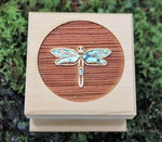 Shain Jackson Mini Cedar Bentwood Boxes - Dragonfly / Small - 314-SSB - House of Himwitsa Native Art Gallery and Gifts