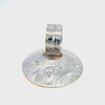 Jim Mcquire  Pendant with Silver Carved Bale Eagle