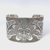 Kelvin Thompson 1/2” Silver Bracelet Raven & Sun