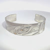 Andrew Williams Sterling Silver Bracelet 3/4" 14k Overlay Orca