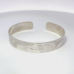 Don Lancaster 3/8” Silver Bracelet Raven