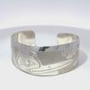 Travis Henry Hummingbird 1" Width x 6" Diameter Silver Bracelet