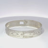 Gilbert Pat Orca & Hummingbird 1/2'' Width x  7.1/2" Diameter Silver Bangle