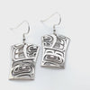 Grant Pauls Earrings Copper Shield Shape Raven Box Design