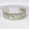 Alfred Seaweed 3/4” Silver Bracelet Thunderbird