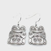 Grant Pauls Sterling Silver Earrings Bear