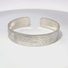 Don Lancaster Wolf 1/2" Width  x 6" Diameter Silver Bracelet