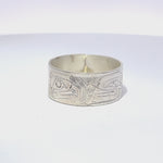 Norman Seaweed .3/8" Silver Ring Eagle / Bear 11