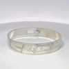 Gilbert Pat Eagle 1/2'' Width x  7.1/2" Diameter Silver Bangle