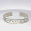 Gilbert Pat Eagle 1/2'' Width x  6.1/4" Diameter Silver Bracelet