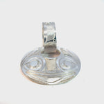 Jim Mcquire  Pendant with Silver Carved Bale Frog