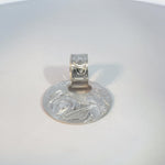 Jim Mcquire  Pendant with Silver Carved Bale Hummingbird