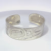 Alvin Adkins Raven 3/4" Width x 6.1/4" Diameter Silver Bracelet