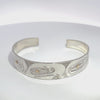 Andrew Williams 1/2" 14k Overlay Bracelet Raven