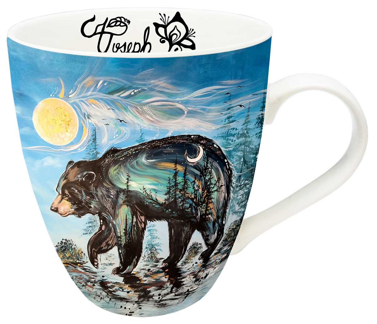 Mug Carla Joseph A Bear's Journey - Canadian Art Prints Inc. -  - House of Himwitsa Art Gallery