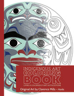 Colouring Book Clarence Mills - Colouring Book Clarence Mills -  - House of Himwitsa Native Art Gallery and Gifts