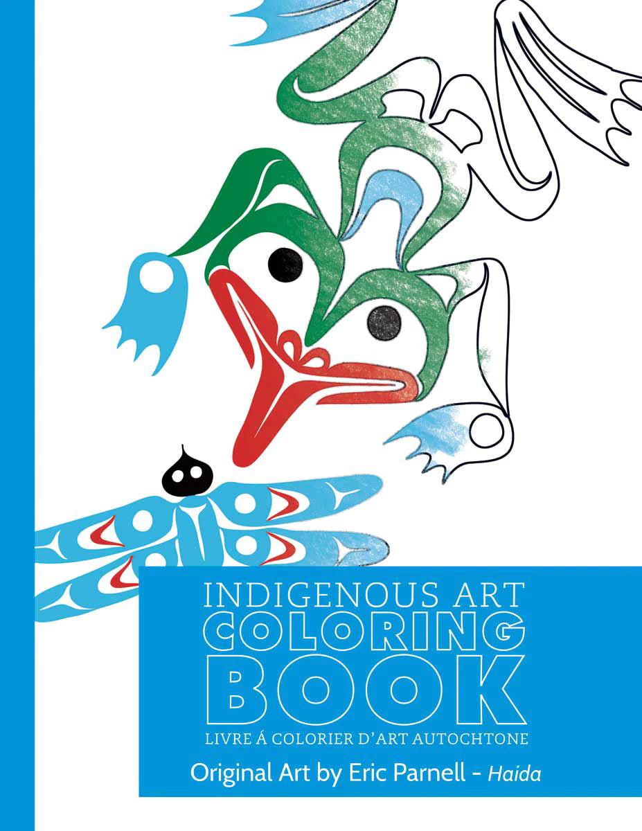Colouring Book Eric Parnell - Colouring Book Eric Parnell -  - House of Himwitsa Native Art Gallery and Gifts