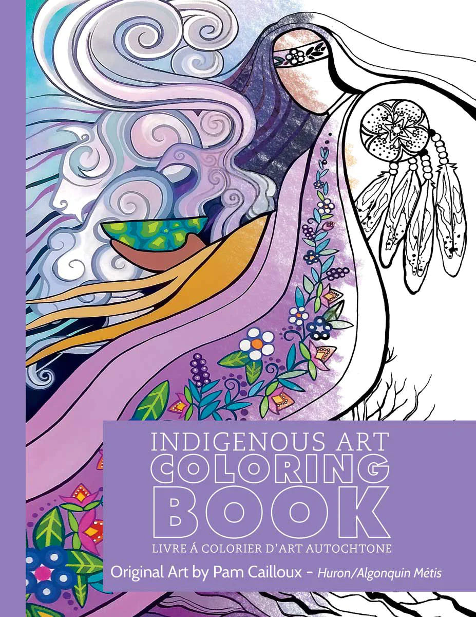 Coloring Book Pam Cailloux - Coloring Book Pam Cailloux -  - House of Himwitsa Native Art Gallery and Gifts